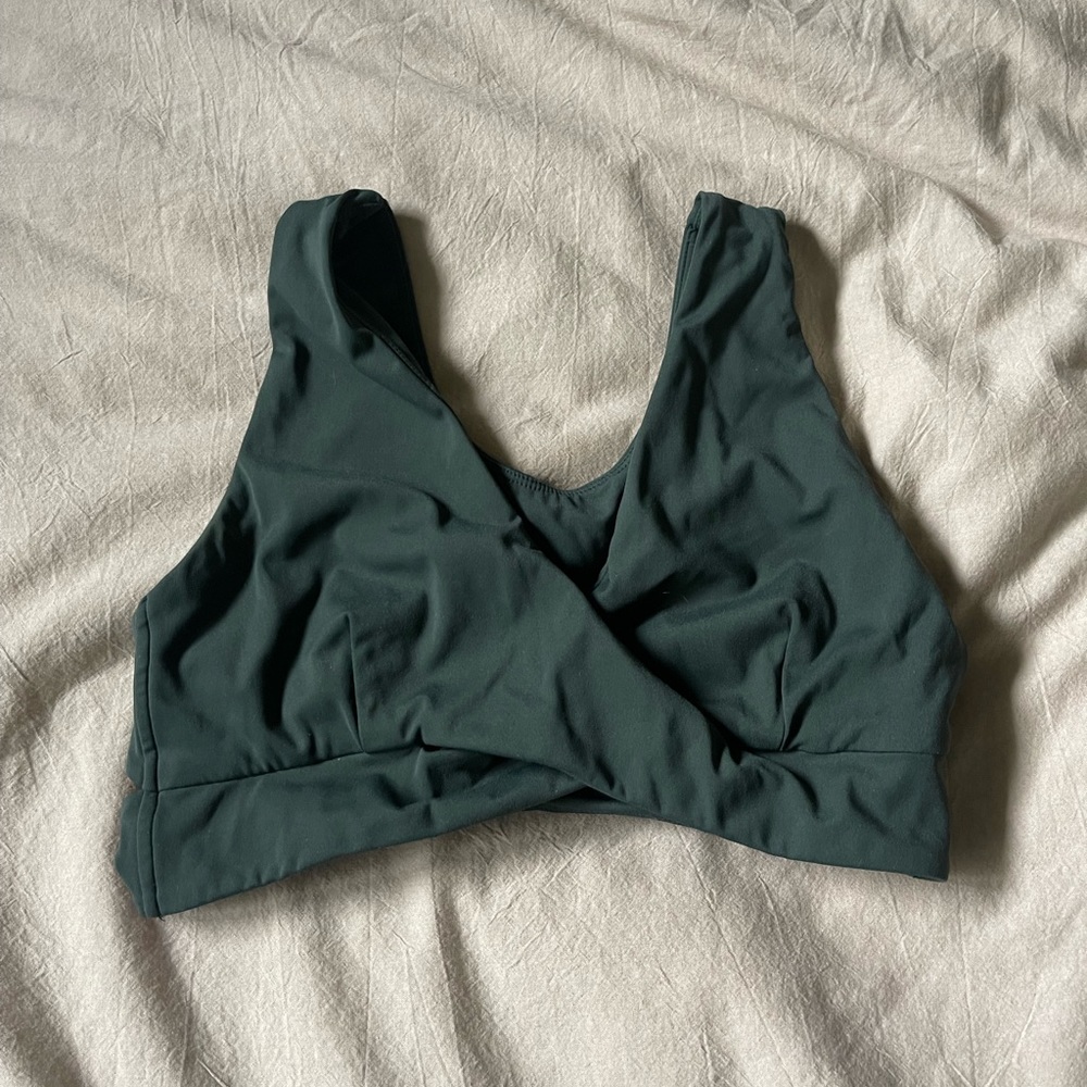 Green Born primitive sports bra